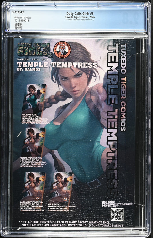 Temple Temptress - Leather "Naughty" - CGC 9.8