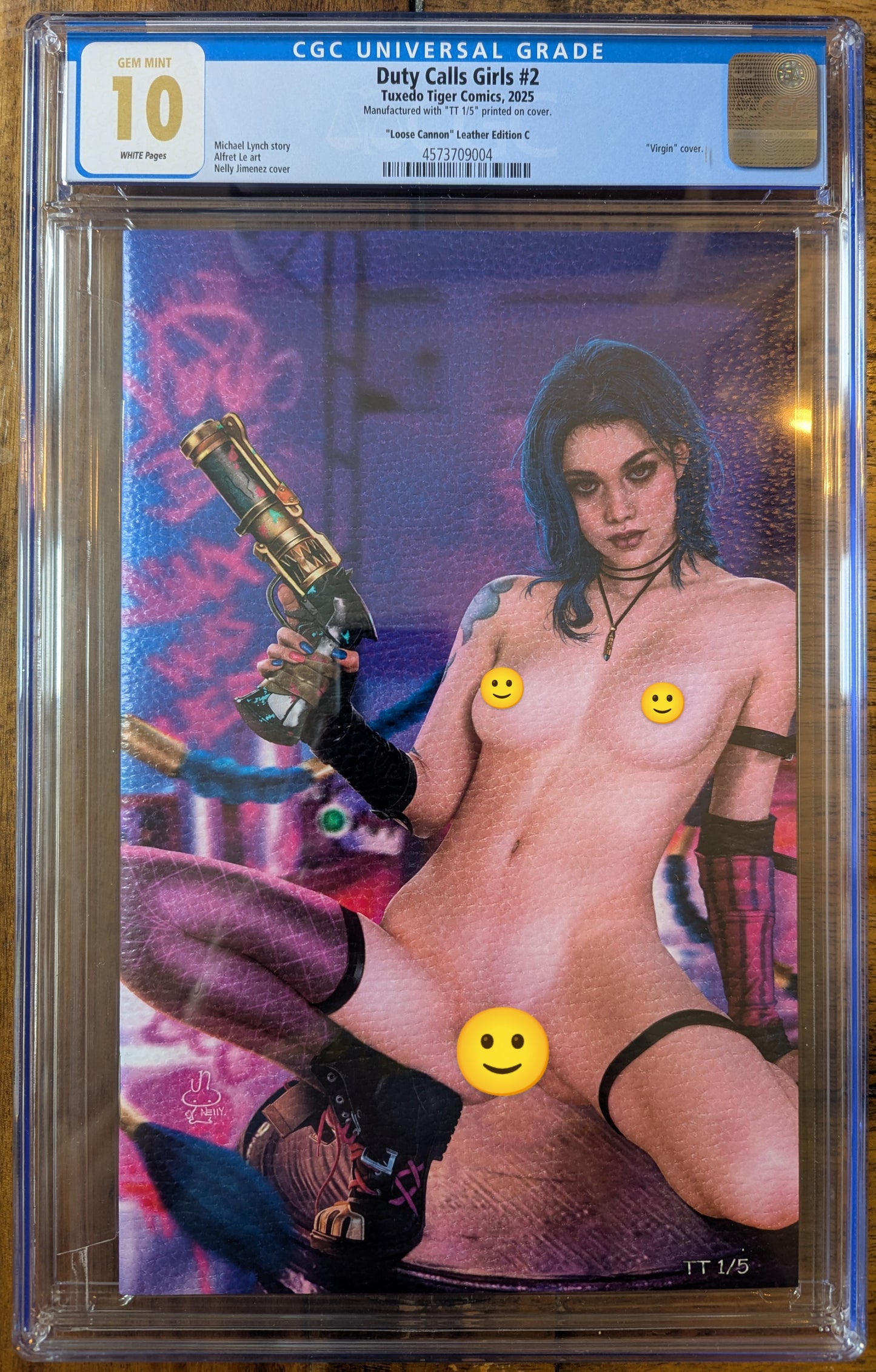 Loose Cannon - Leather "Naughty" AP #1 - CGC 10