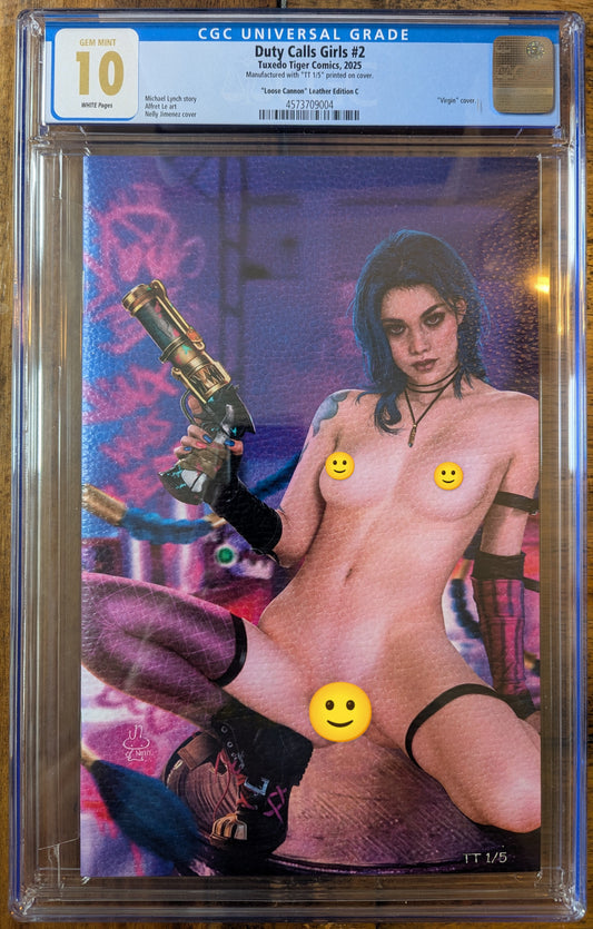 Loose Cannon - Leather "Virgin" Artist Proof #1 - CGC 10