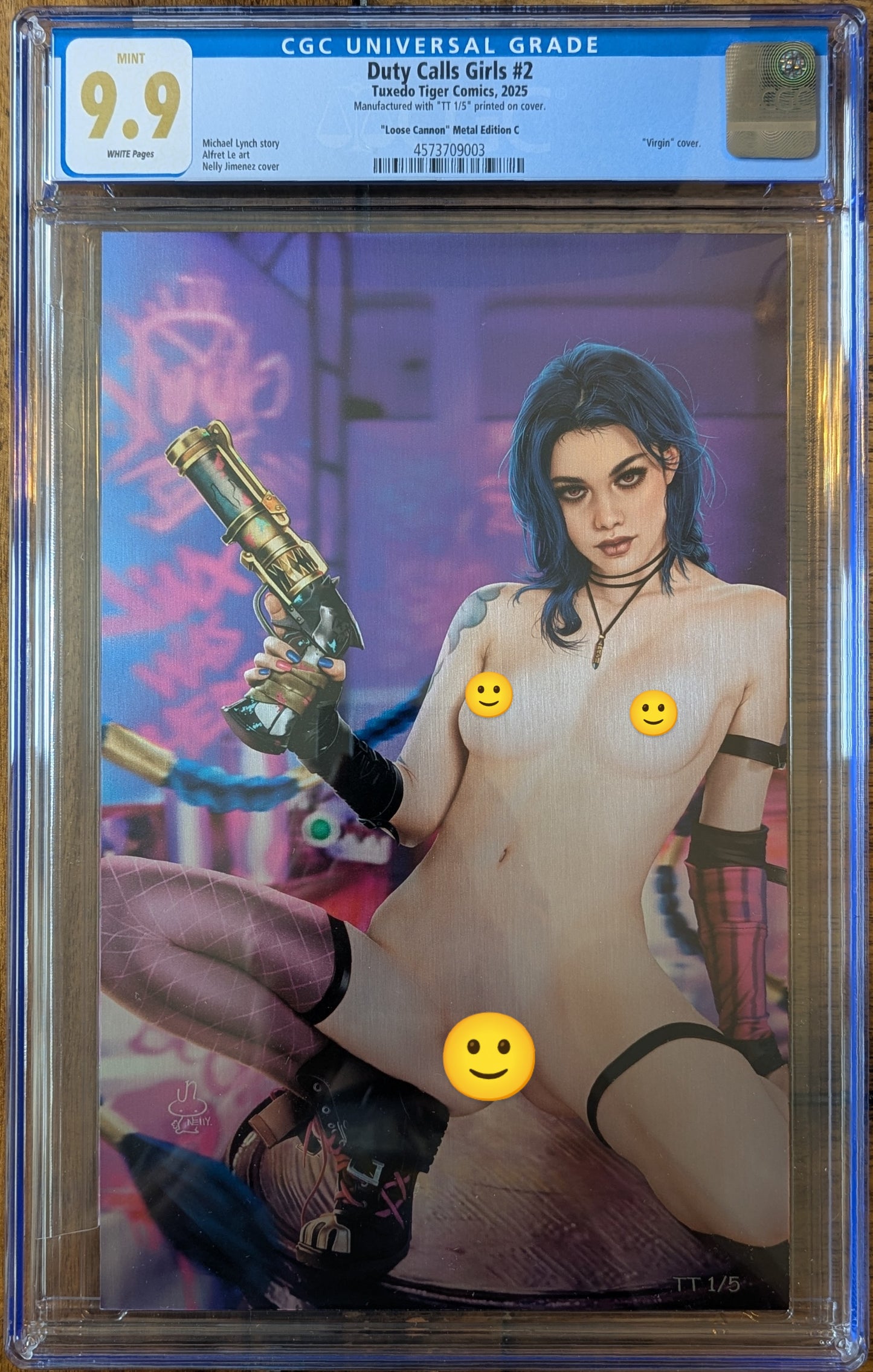 Loose Cannon - Metal "Naughty" AP #1 - CGC 9.9