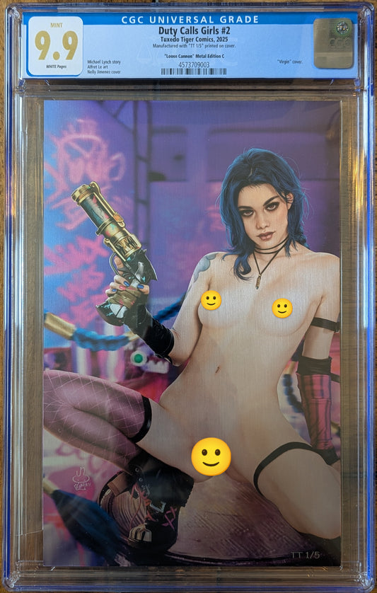 Loose Cannon - Metal "Virgin" Artist Proof #1 - CGC 9.9