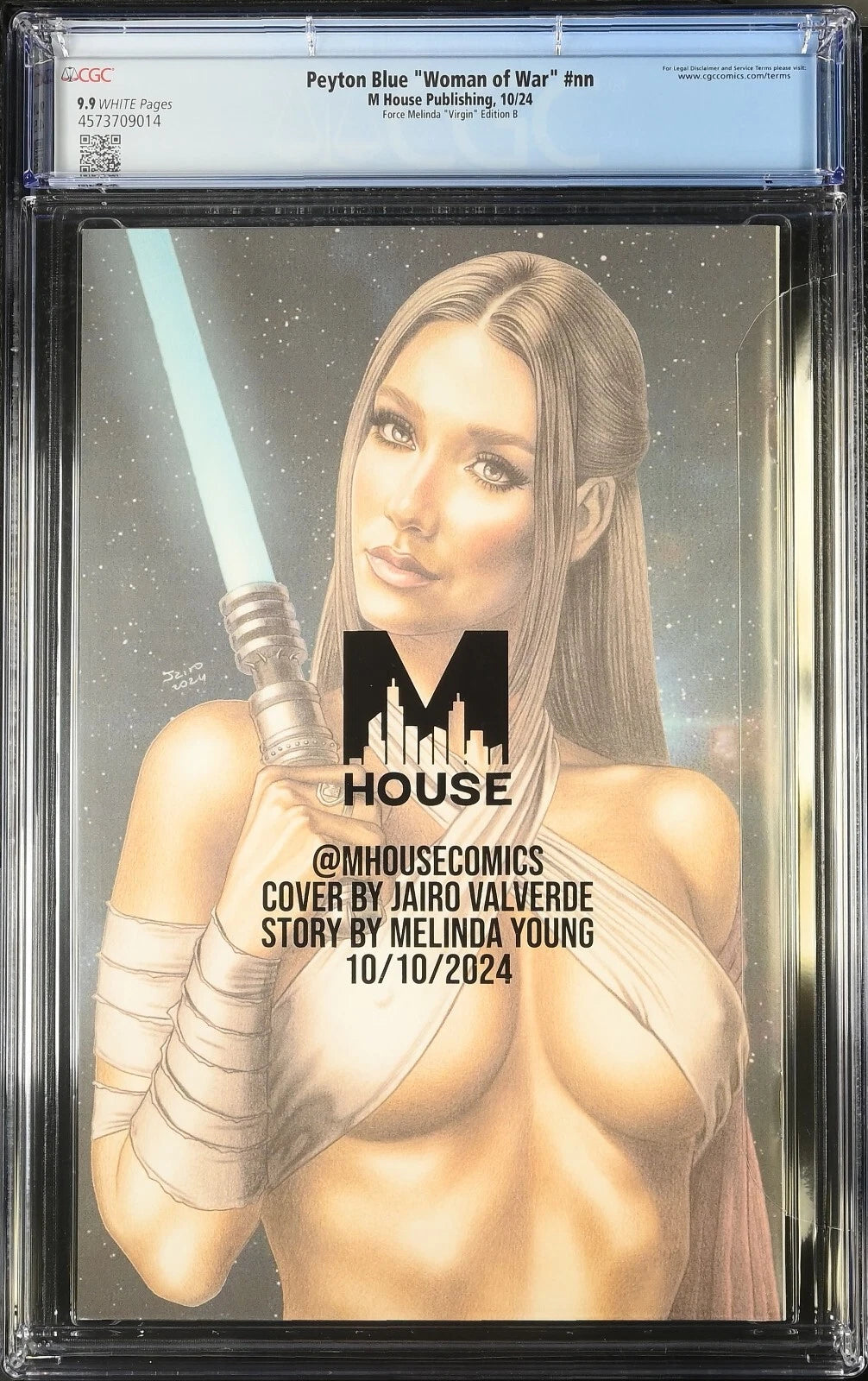 Force Melinda - Cover B (Topless) - CGC 9.9