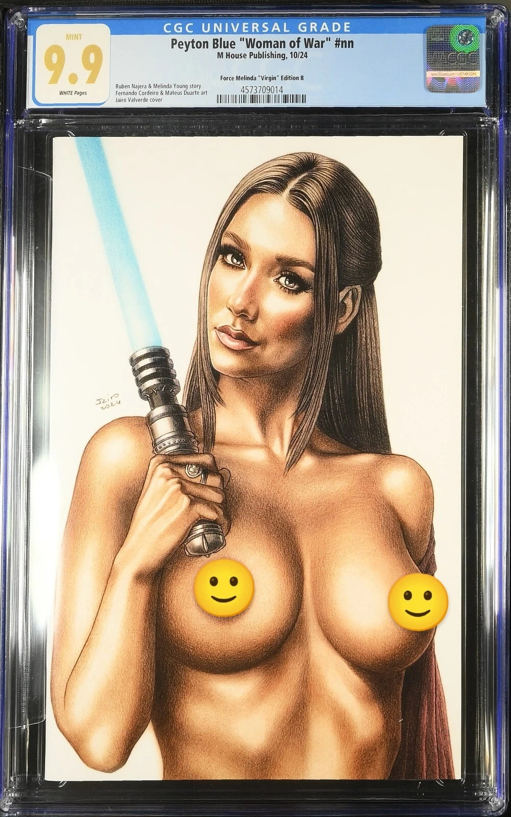 Force Melinda - Cover B (Topless) - CGC 9.9