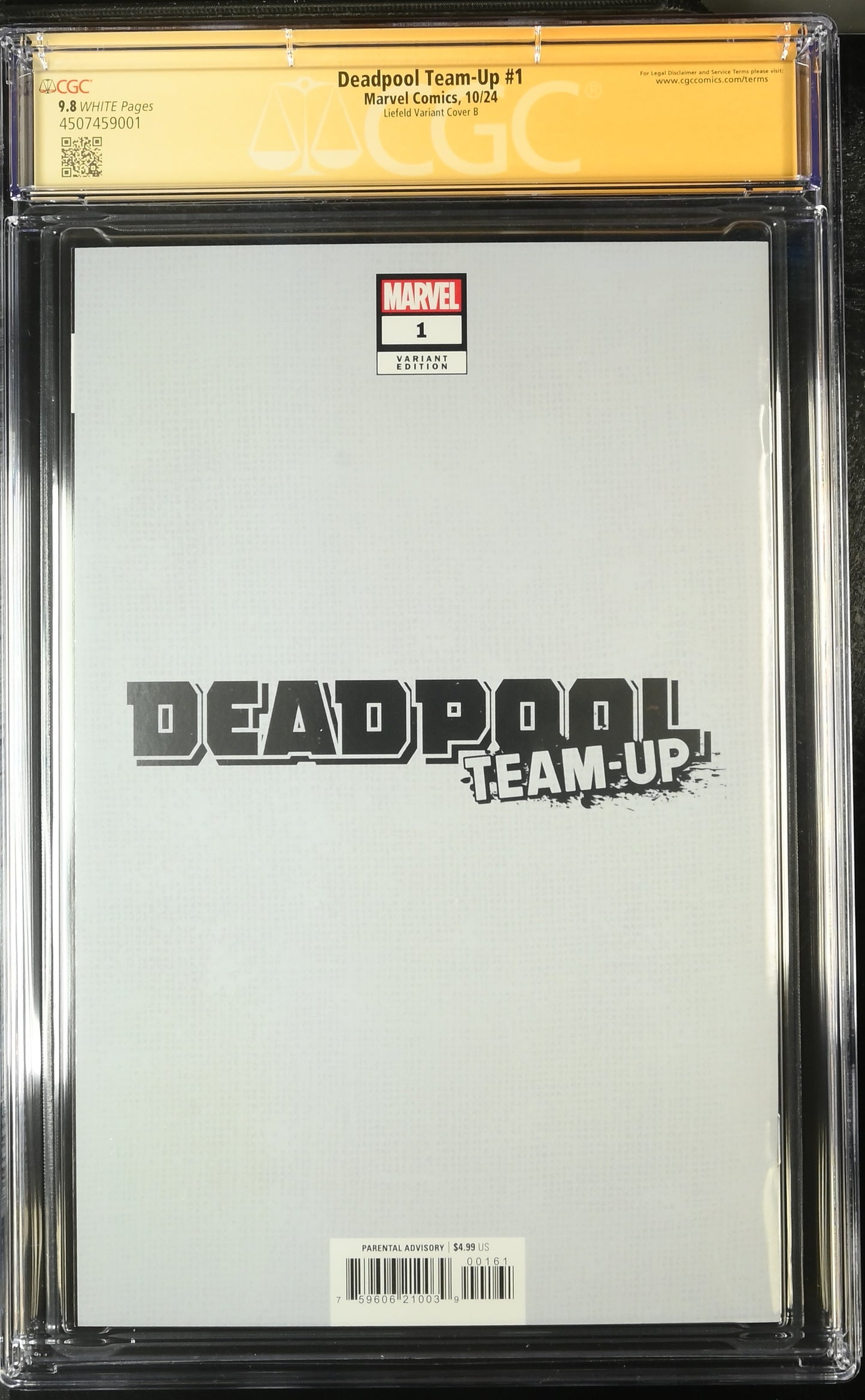 Deadpool Team-Up #1 - CGC 9.8 - Signed