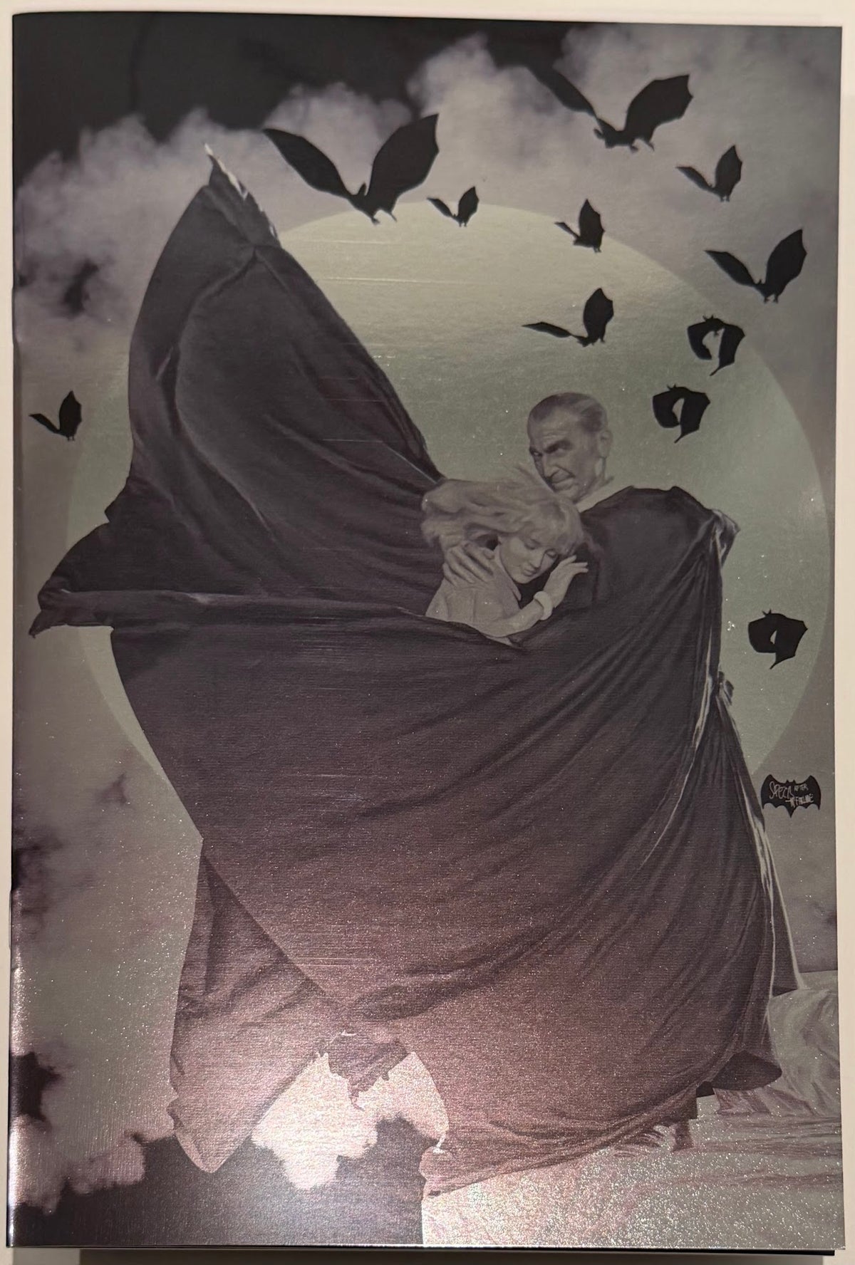 Mark Spears Monsters #1 Batman #423 Homage Foil B/W Virgin